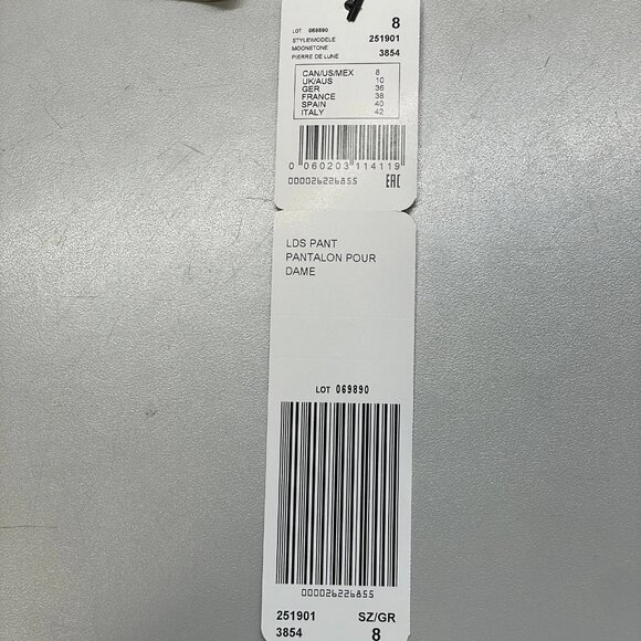 Joseph Ribkoff Women's Embellished Front Jeans Moonstone Beige Size 8 - Picture 6 of 7